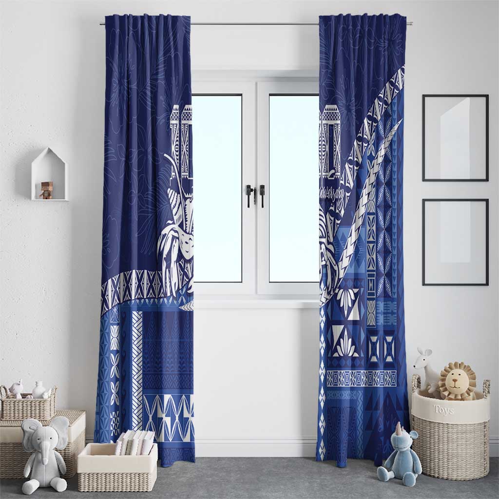 Queen Salote College 100th Anniversary Window Curtain QSC Royal Girls - Polynesian Pride