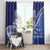 Queen Salote College 100th Anniversary Window Curtain QSC Royal Girls - Polynesian Pride