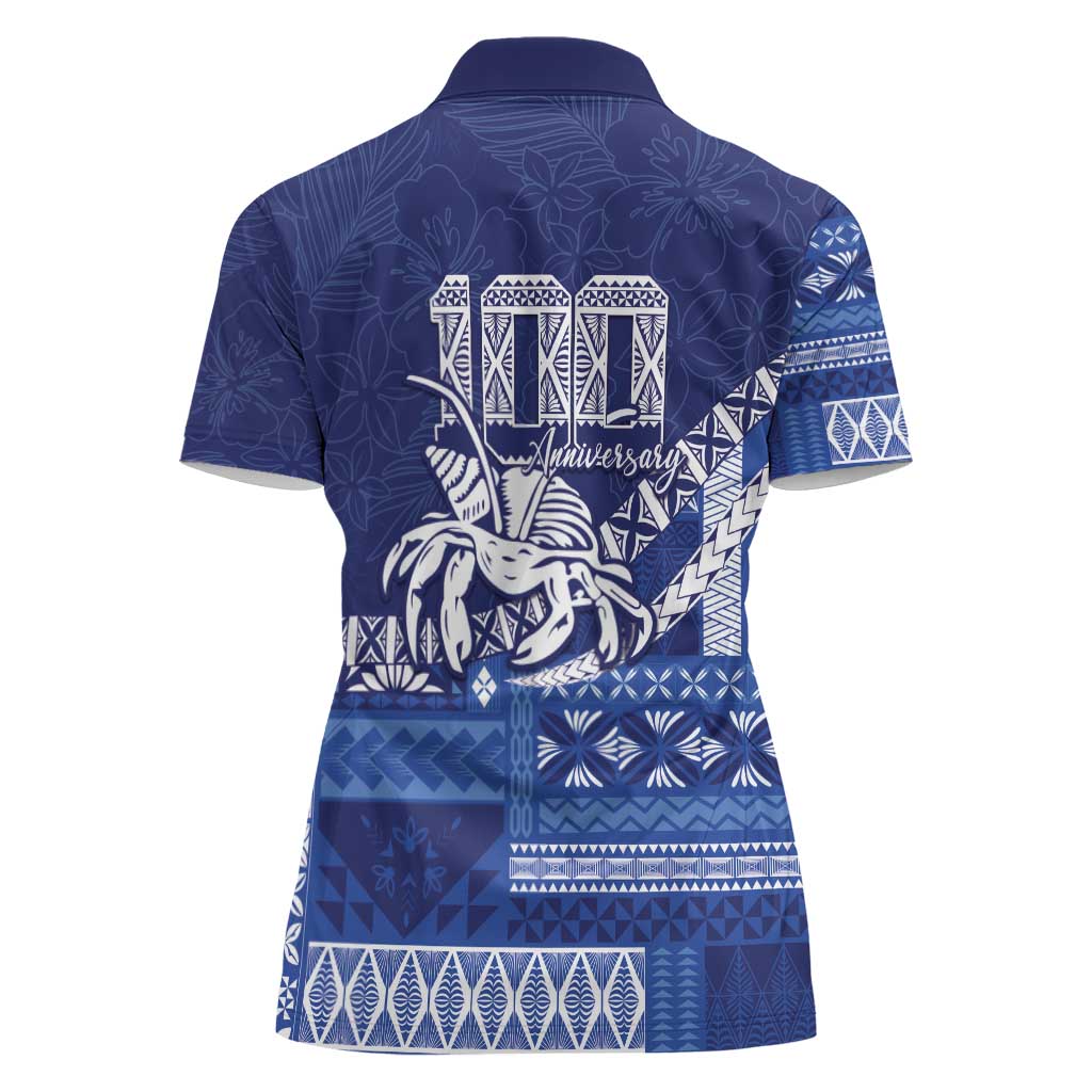 Queen Salote College 100th Anniversary Women Polo Shirt QSC Royal Girls - Polynesian Pride