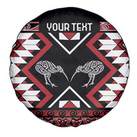 Personalised Taniko Motifs Aotearoa Spare Tire Cover Waitangi Kowhaiwhai Kiwi