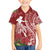 Personalised Hawaii Wahine Family Matching Tank Maxi Dress and Hawaiian Shirt Women's Day Ohia Lehua LT7 Son's Shirt Red - Polynesian Pride