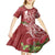 Personalised Hawaii Wahine Kid Short Sleeve Dress Women's Day Ohia Lehua LT7 - Polynesian Pride