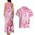 Personalised Hawaii Wahine Couples Matching Tank Maxi Dress and Hawaiian Shirt Women's Day Maui Lokelani Roses LT7 - Polynesian Pride