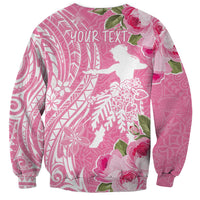 Personalised Hawaii Wahine Sweatshirt Women's Day Maui Lokelani Roses LT7 - Polynesian Pride