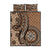 Tonga Ngatu Quilt Bed Set Vintage Brown Manulua Motifs
