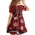 Personalized Tonga Ngatu Family Matching Mermaid Dress and Hawaiian Shirt Iconic Red Manulua Motifs