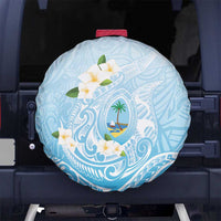 Guam Fishhook Mix Guasali Flowers Spare Tire Cover Dreaming Turquoise