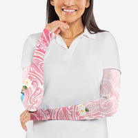 Guam Fishhook Mix Guasali Flowers Arm Sleeves Dreaming Coral LT7 - Polynesian Pride