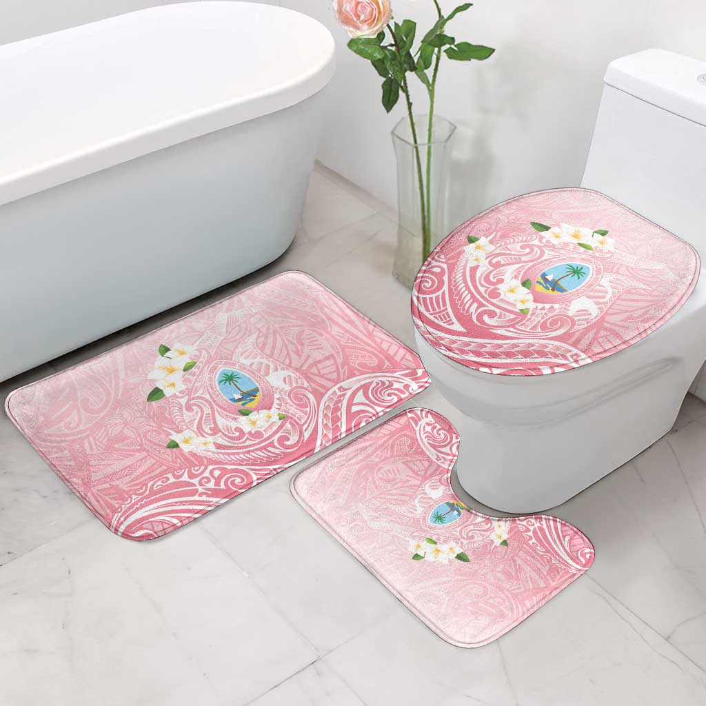Guam Fishhook Mix Guasali Flowers Bathroom Set Dreaming Coral LT7 - Polynesian Pride