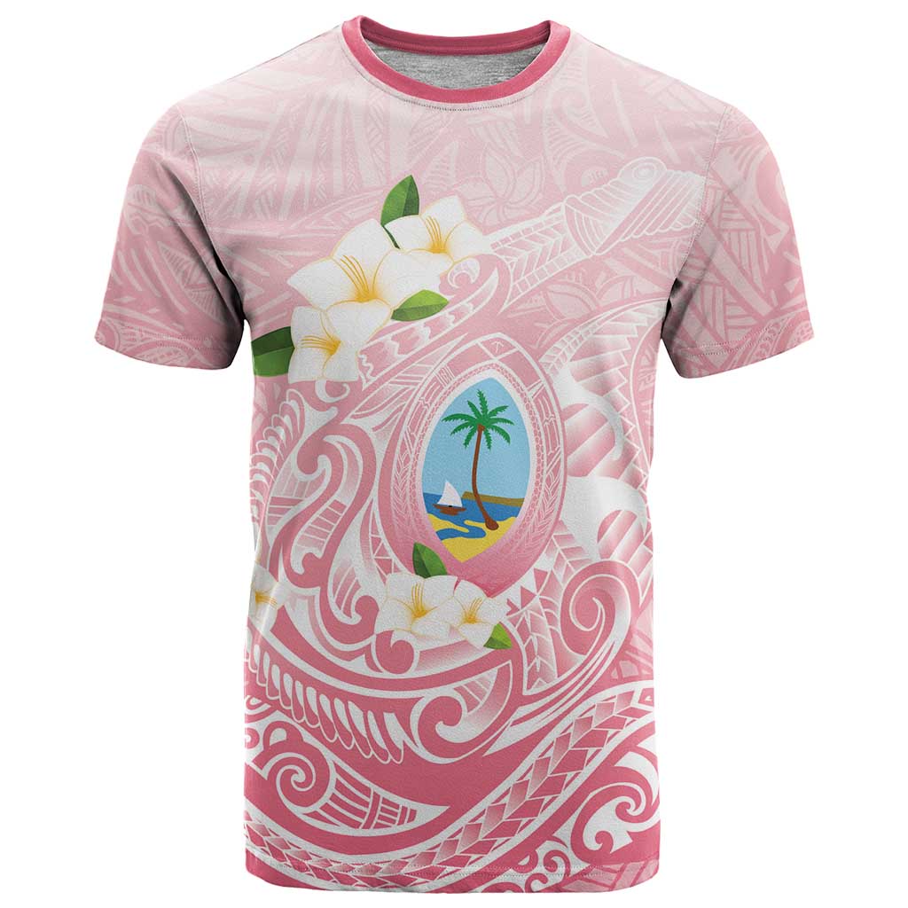 Guam Fishhook Mix Guasali Flowers T Shirt Dreaming Coral