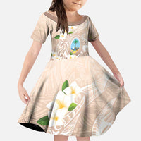 Guam Fishhook Mix Guasali Flowers Family Matching Long Sleeve Bodycon Dress and Hawaiian Shirt Dreaming Hazel