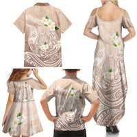 Guam Fishhook Mix Guasali Flowers Family Matching Summer Maxi Dress and Hawaiian Shirt Dreaming Hazel LT7 - Polynesian Pride