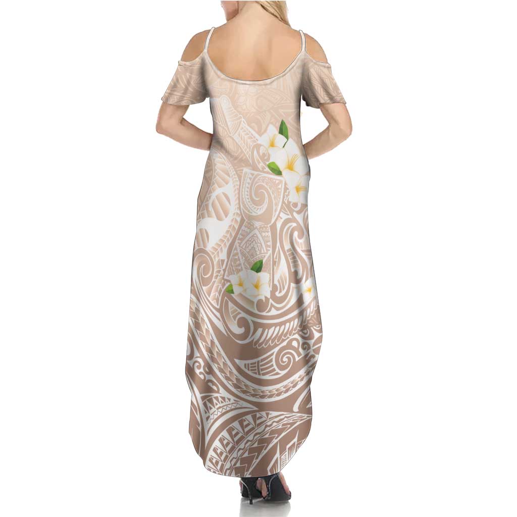 Guam Fishhook Mix Guasali Flowers Family Matching Summer Maxi Dress and Hawaiian Shirt Dreaming Hazel LT7 - Polynesian Pride