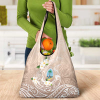Guam Fishhook Mix Guasali Flowers Grocery Bag Dreaming Hazel LT7 - Polynesian Pride