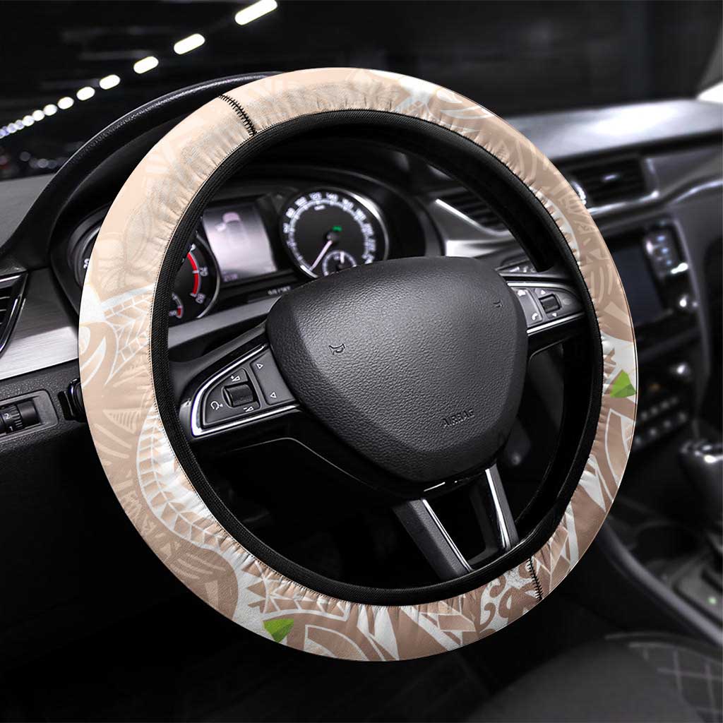 Guam Fishhook Mix Guasali Flowers Steering Wheel Cover Dreaming Hazel