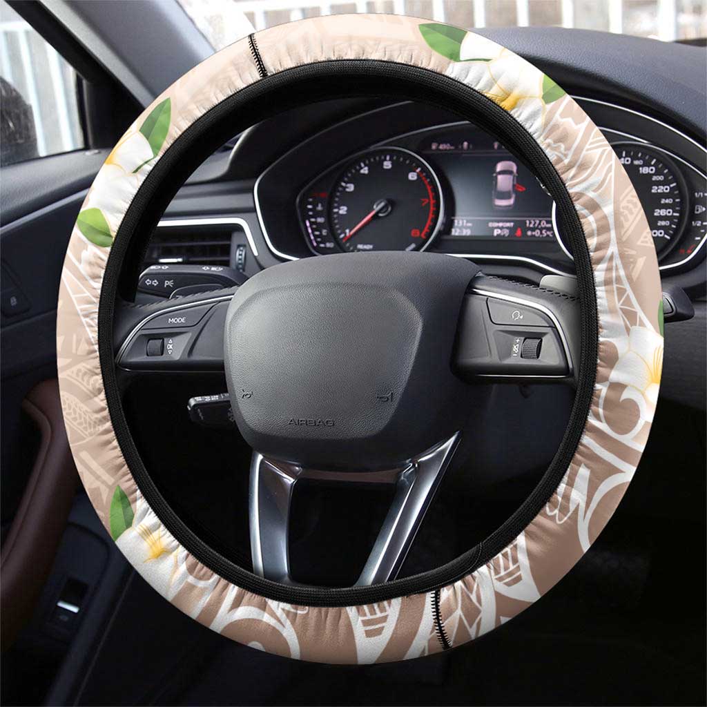 Guam Fishhook Mix Guasali Flowers Steering Wheel Cover Dreaming Hazel