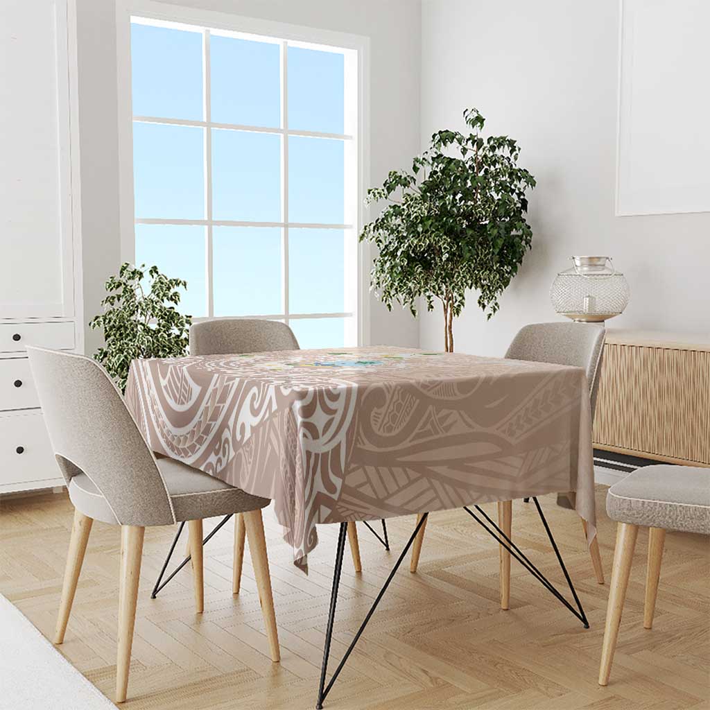 Guam Fishhook Mix Guasali Flowers Tablecloth Dreaming Hazel LT7 - Polynesian Pride