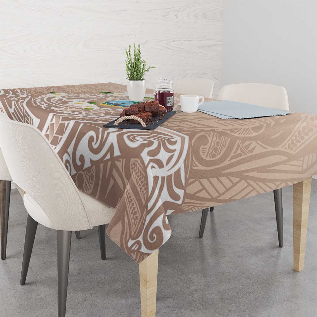 Guam Fishhook Mix Guasali Flowers Tablecloth Dreaming Hazel LT7 - Polynesian Pride
