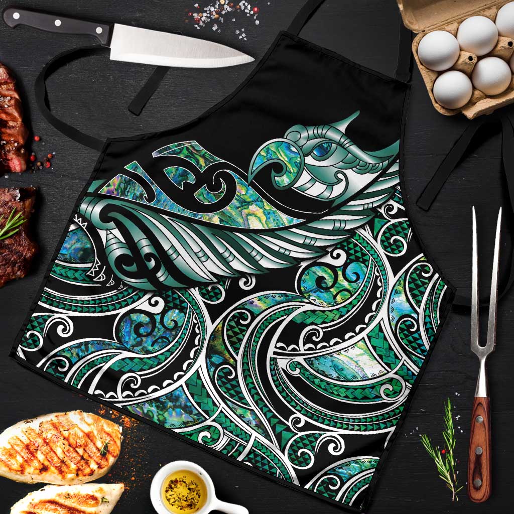 Maori Matariki - Manaia Apron Emerald Paua Shell