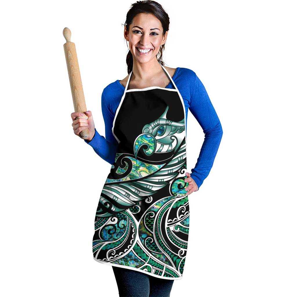Maori Matariki - Manaia Apron Emerald Paua Shell