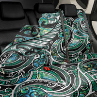 Maori Matariki - Manaia Back Car Seat Cover Emerald Paua Shell LT7 - Polynesian Pride