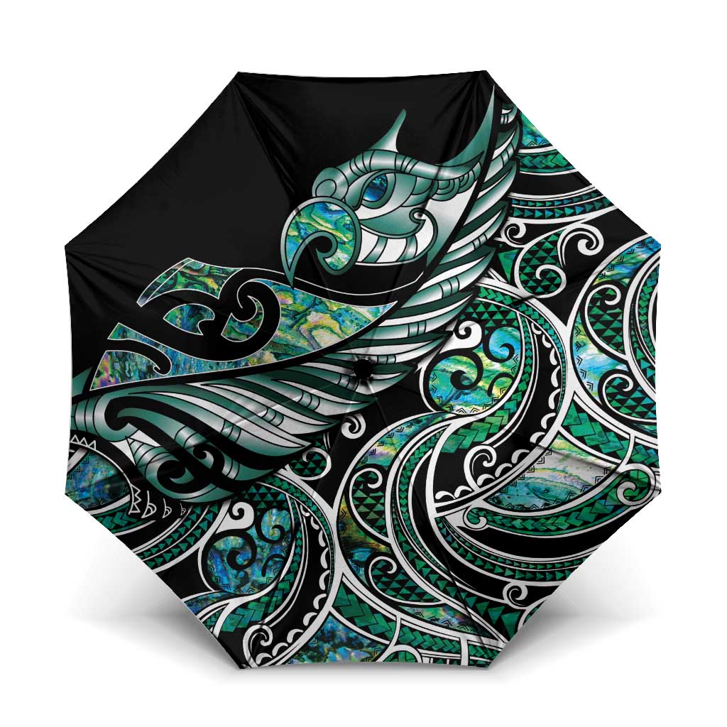Maori Matariki - Manaia Umbrella Emerald Paua Shell