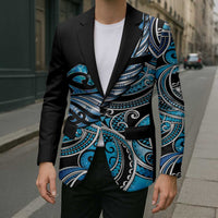 Maori Matariki - Manaia Blazer Galaxy Blue Paua Shell