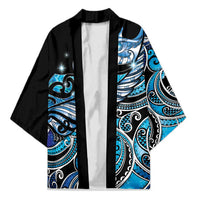Maori Matariki - Manaia Kimono Galaxy Blue Paua Shell