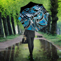 Maori Matariki - Manaia Umbrella Galaxy Blue Paua Shell