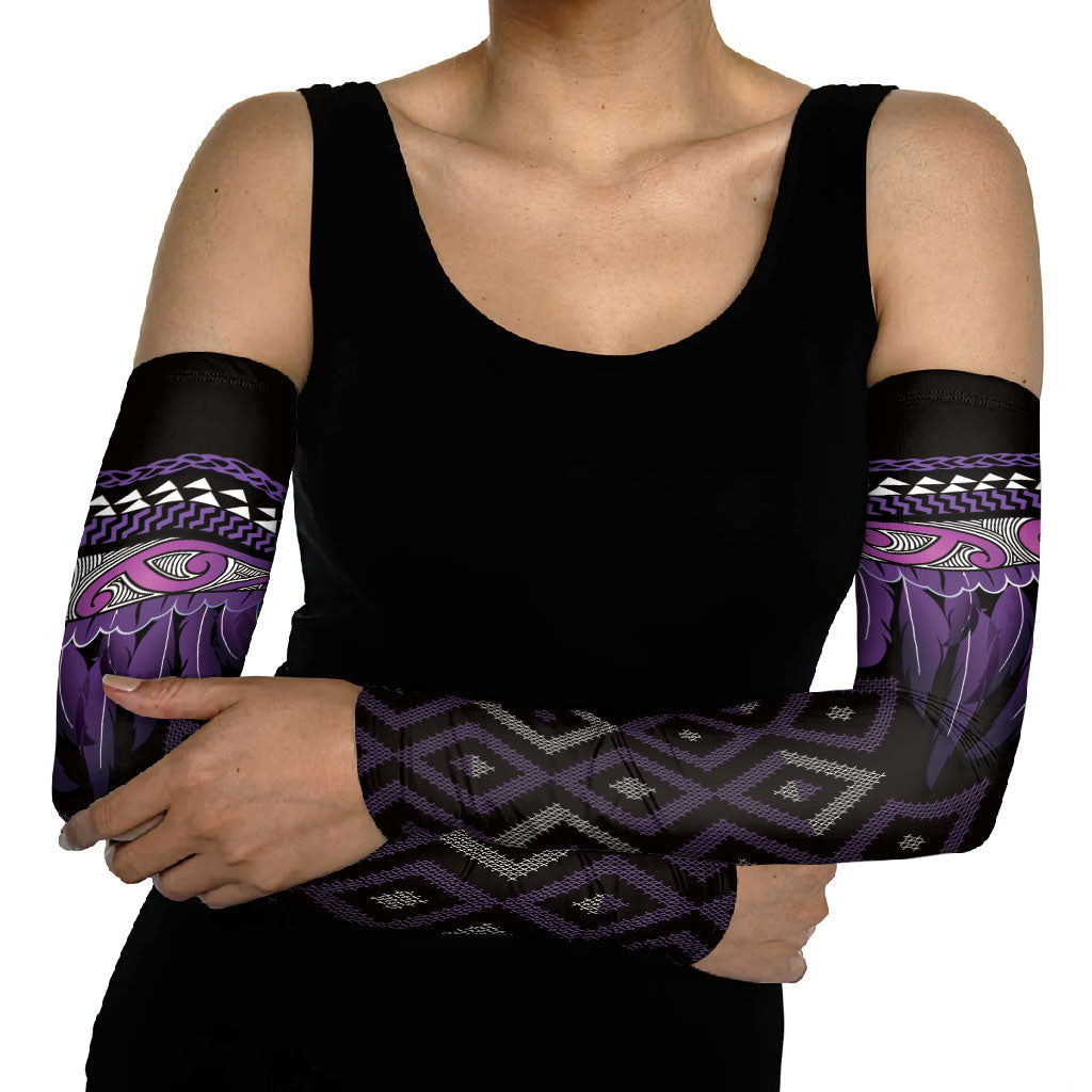 Aotearoa Maori Ngati Porou Iwi Arm Sleeves Korowai Tukutuku Kaokao Motifs