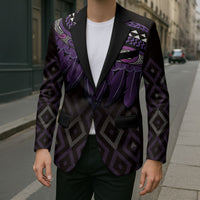 Aotearoa Maori Ngati Porou Iwi Blazer Korowai Tukutuku Kaokao Motifs
