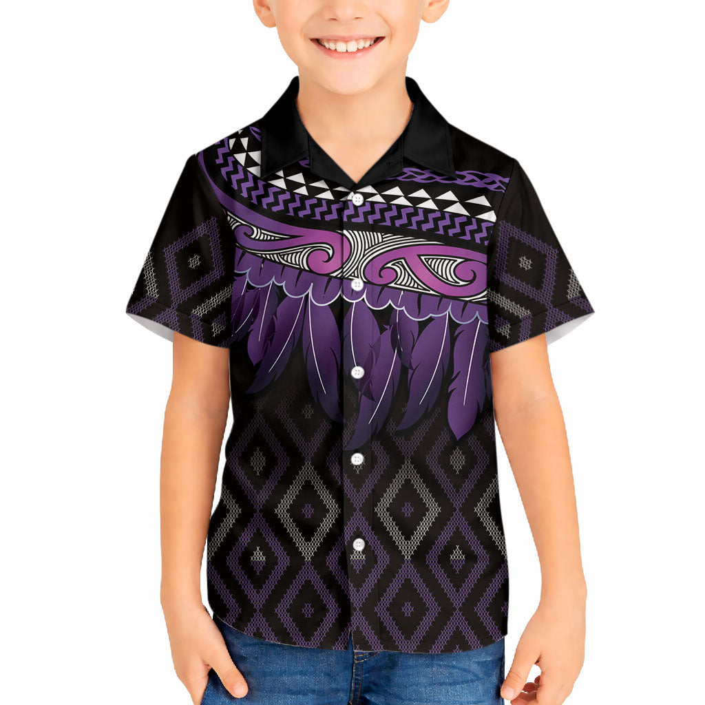 Aotearoa Maori Ngati Porou Iwi Hawaiian Shirt Korowai Tukutuku Kaokao Motifs