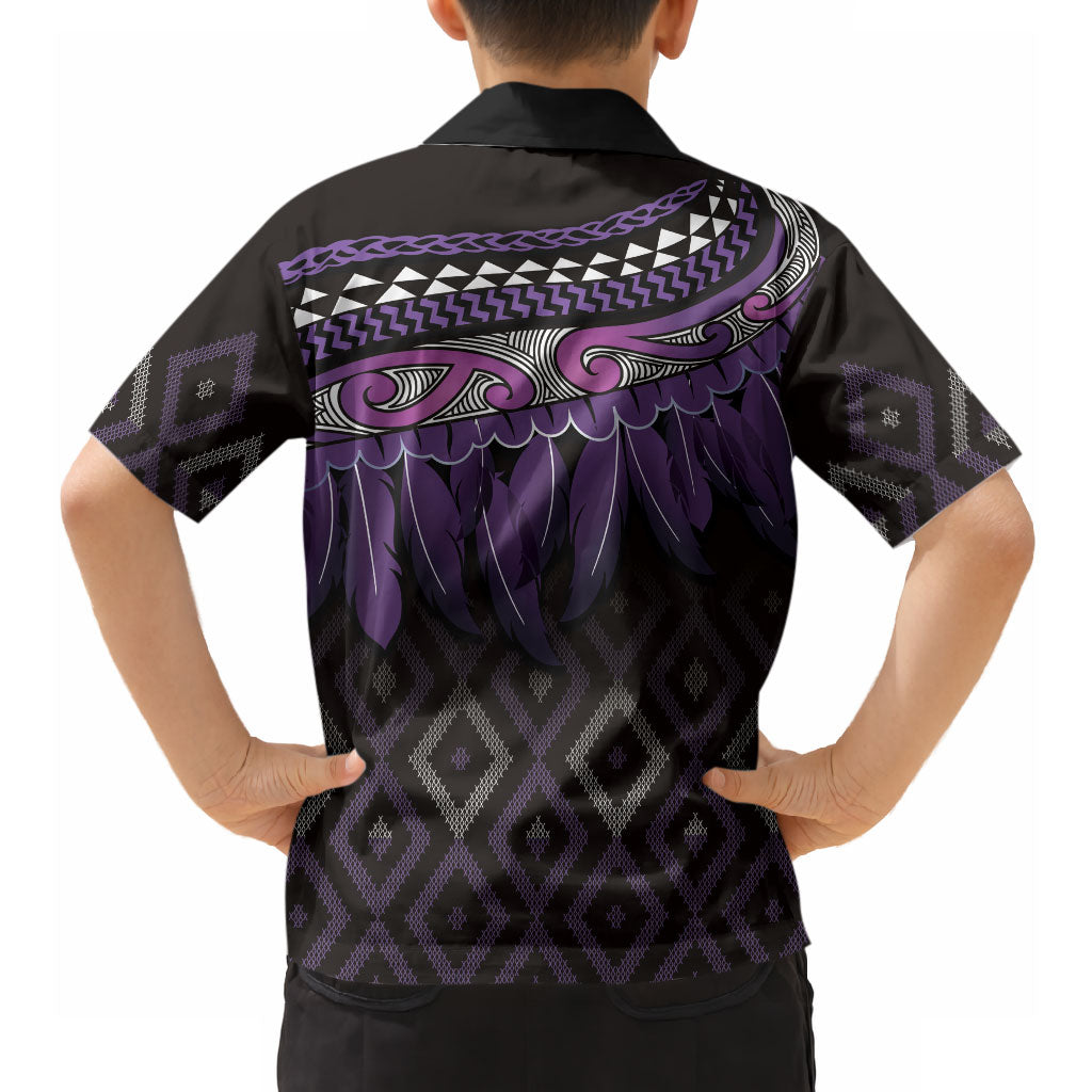Aotearoa Maori Ngati Porou Iwi Hawaiian Shirt Korowai Tukutuku Kaokao Motifs