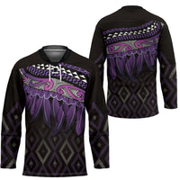 Aotearoa Maori Ngati Porou Iwi Hockey Jersey Korowai Tukutuku Kaokao Motifs
