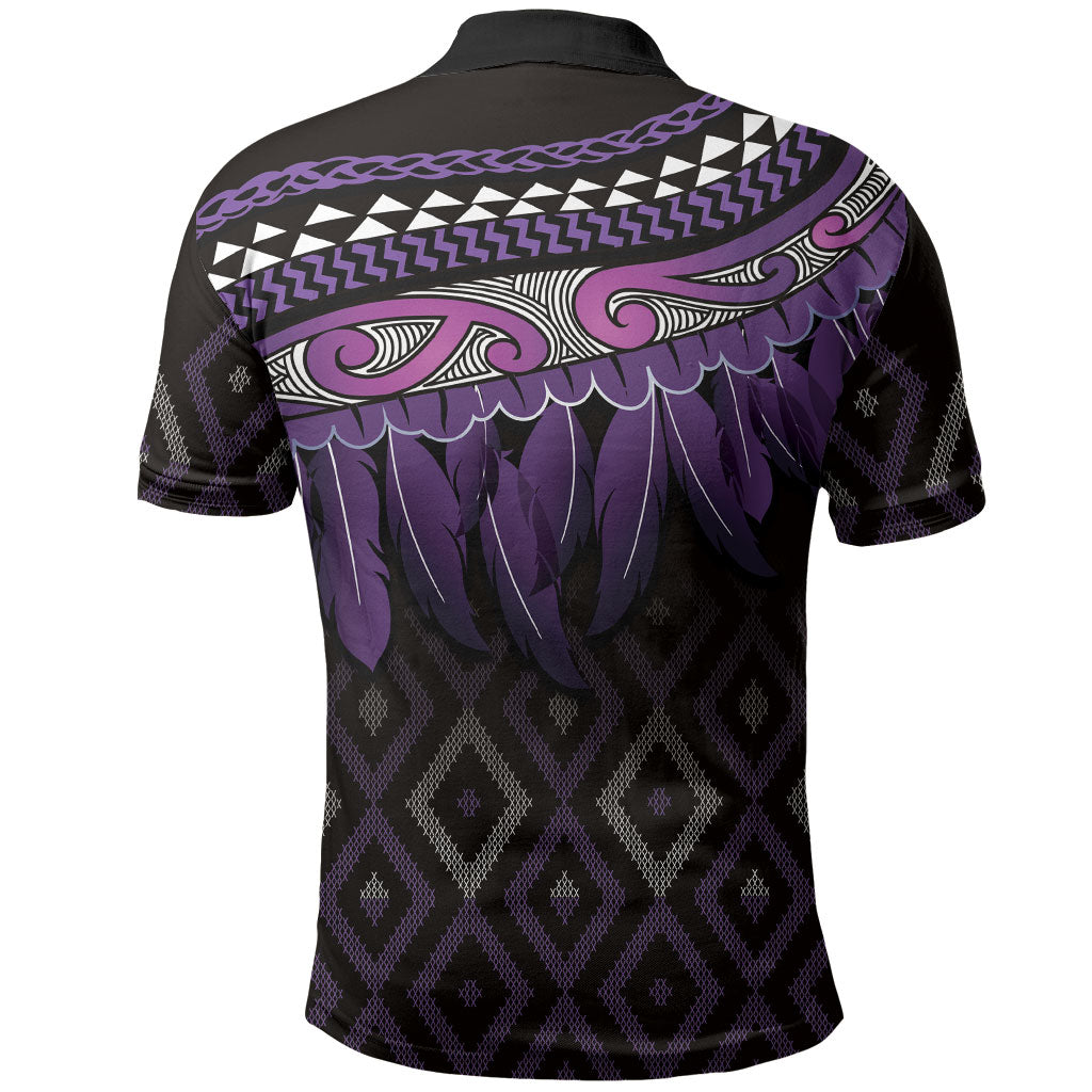 Aotearoa Maori Ngati Porou Iwi Polo Shirt Korowai Tukutuku Kaokao Motifs