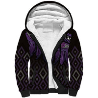 Aotearoa Maori Ngati Porou Iwi Sherpa Hoodie Korowai Tukutuku Kaokao Motifs