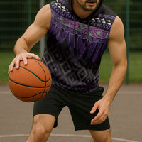 Aotearoa Maori Ngati Porou Iwi Sleeveless Hoodie Korowai Tukutuku Kaokao Motifs