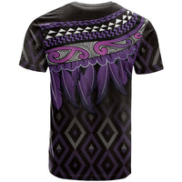 Aotearoa Maori Ngati Porou Iwi T Shirt Korowai Tukutuku Kaokao Motifs