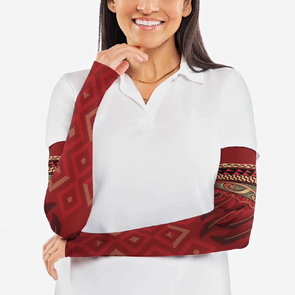 Aotearoa Maori Waikato Tainui Iwi Arm Sleeves Korowai Tukutuku Kaokao Motifs