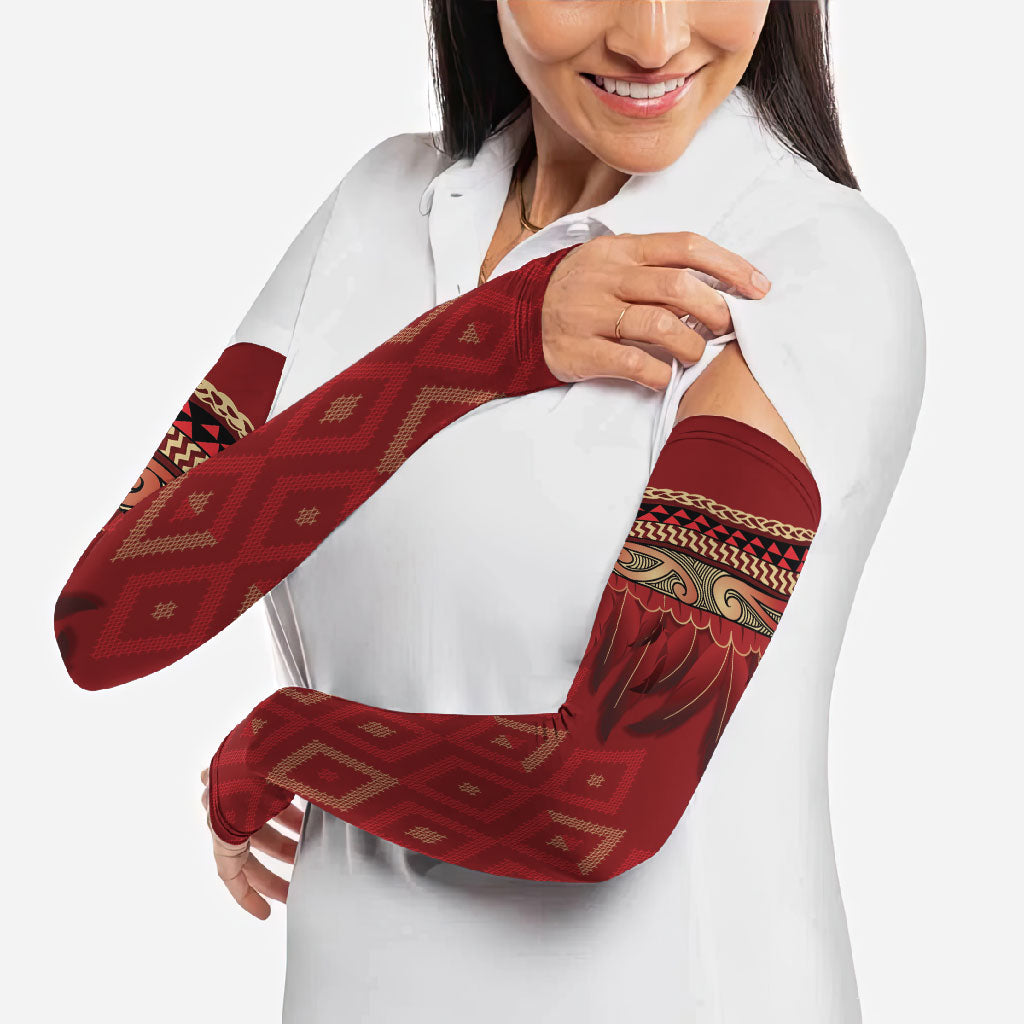 Aotearoa Maori Waikato Tainui Iwi Arm Sleeves Korowai Tukutuku Kaokao Motifs