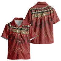Aotearoa Maori Waikato Tainui Iwi Kid Hawaiian Shirt Korowai Tukutuku Kaokao Motifs