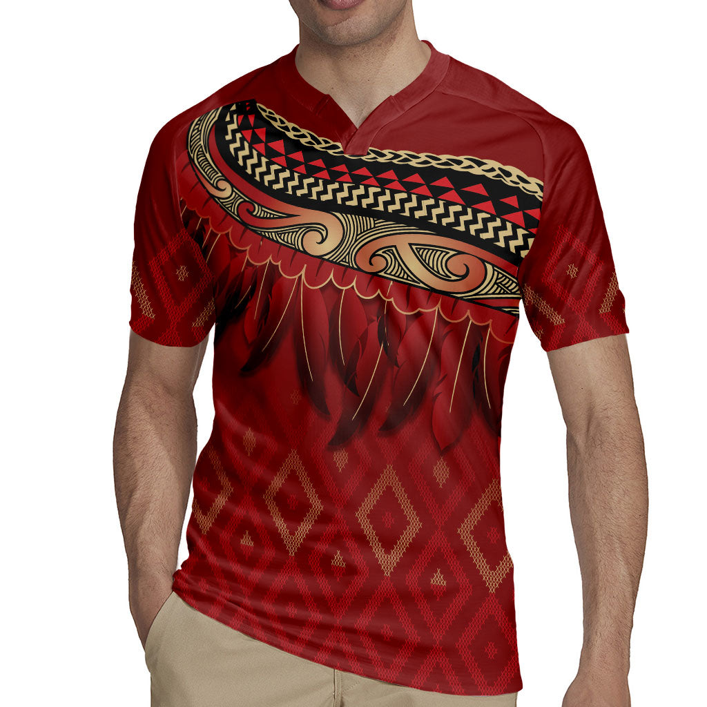 Aotearoa Maori Waikato Tainui Iwi Rugby Jersey Korowai Tukutuku Kaokao Motifs