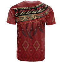 Aotearoa Maori Waikato Tainui Iwi T Shirt Korowai Tukutuku Kaokao Motifs