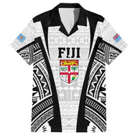 Personalised Fiji Rugby Hawaiian Shirt 2023 World Cup History Makers - White Ver LT7 White - Polynesian Pride
