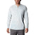 White Sunday Button Sweatshirt Plumeria Tatau Mix Tapa