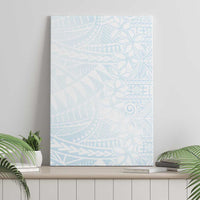 White Sunday Canvas Wall Art Plumeria Tatau Mix Tapa