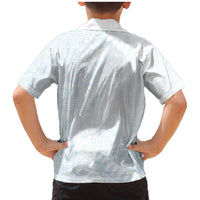 White Sunday Family Matching Mermaid Dress and Hawaiian Shirt Plumeria Tatau Mix Tapa