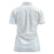 White Sunday Women Polo Shirt Plumeria Tatau Mix Tapa