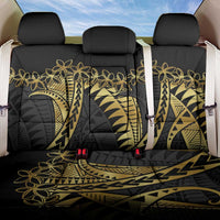 Polynesia Back Car Seat Cover Black & Gold Fancy Plumeria LT7 One Size Black Gold - Polynesian Pride