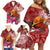 Papua New Guinea Christmas Family Matching Off Shoulder Short Dress and Hawaiian Shirt Bird-of-Paradise Special LT7 - Polynesian Pride